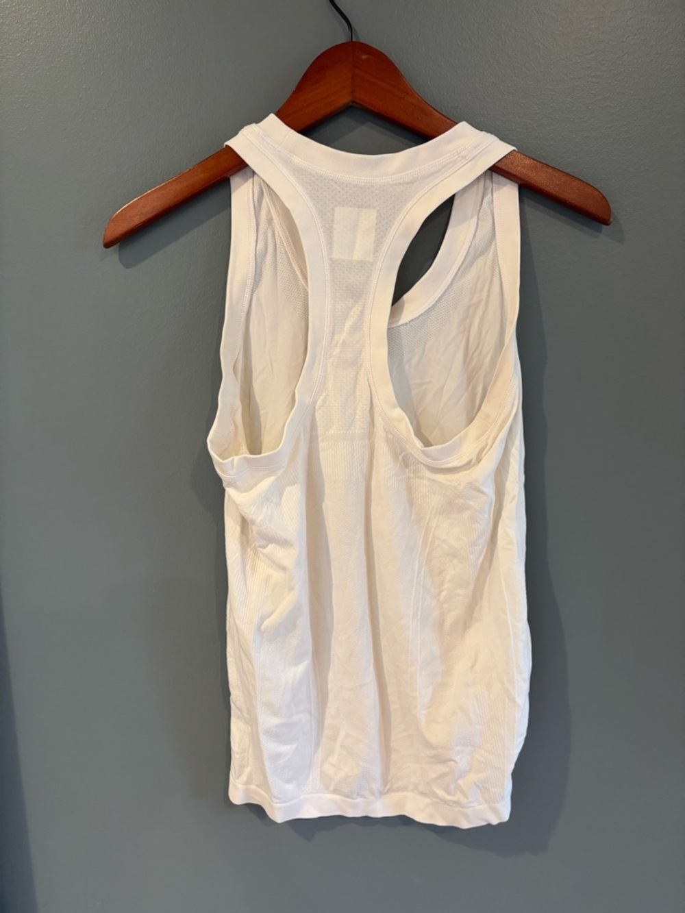 Athleta White Racerback Performance Tank - Picture 2 of 3